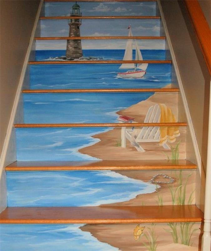 izvirno-leseno-stopniško-slikarsko-idejno-navdihnjeno-z-ljubeznijo do-morja-in-navtičnih-pokrajin
