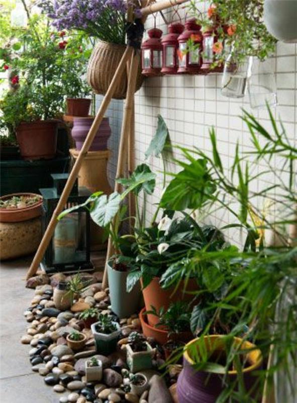 41 idėja-deko-prieškambaris-žali augalai-dedami ant žemės