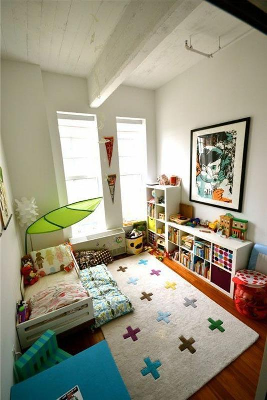 42dekoratif-fikir-süper-bebek odası-lib-alçak raflar-sehpa-oyuncak-kutuları-paspas-saklama-çantaları