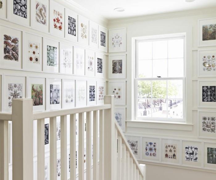 odlična-ideja-deco-stopnišče-z-obilnimi-deko-okvirjenimi slikami
