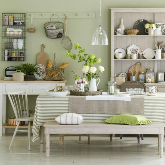 öneri-mükemmel-renk-duvar-mutfak-soluk-yeşil-dekor-rustik-ruh-ülke-mutfak-dekor-dekoratif-elemanlarla-aşırı yüklü