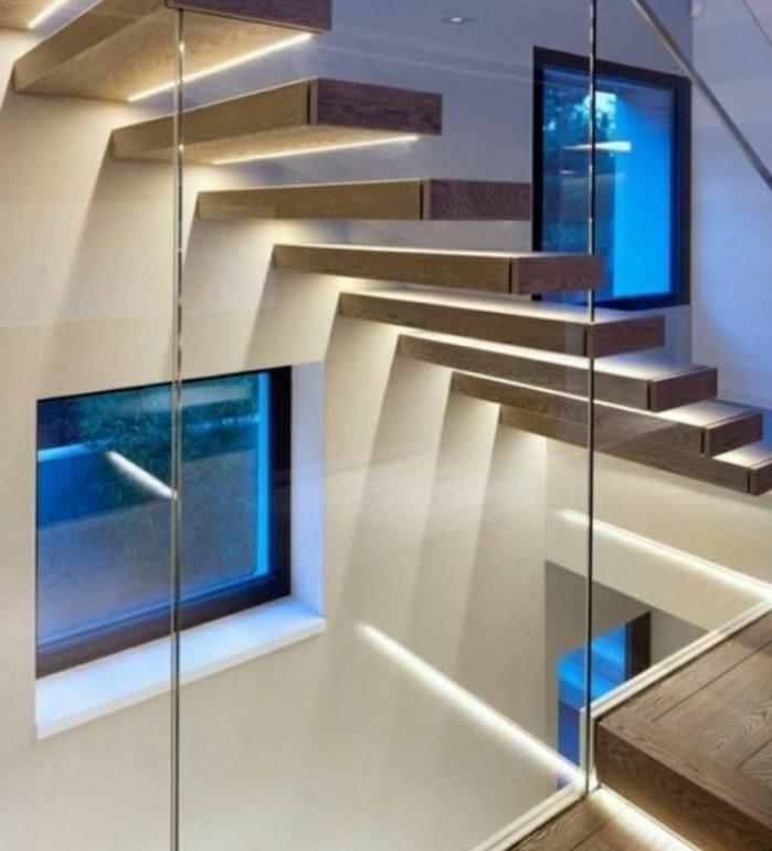 moderno-stopnišče-viseče-leseno-stopnišče-LED-stopnišče-razsvetljava