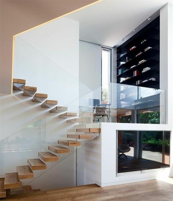 moderen-stopnišče-model-viseče-leseno-stopnišče-ograja-steklo-stopnišče