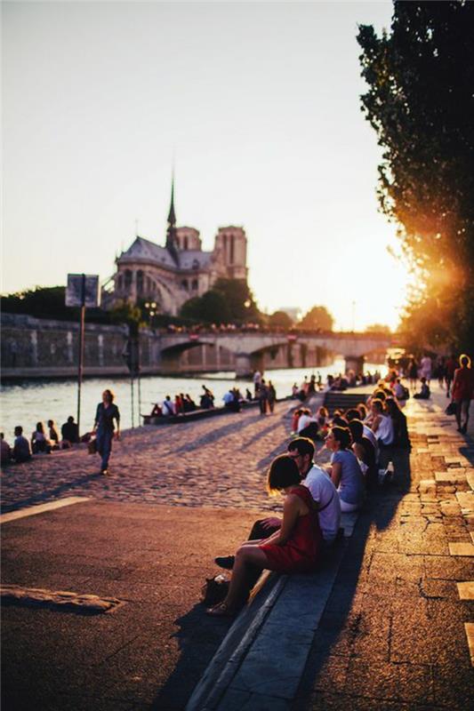 6-apsilankymas-paris-and-see-the-seine-per-rudens-a-gražus vaizdas ir saulėlydis-the-sun