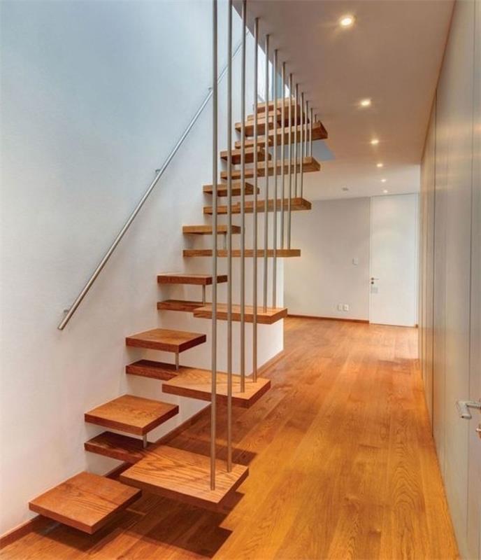 moderno-stopnišče-viseče-leseno-stopnišče-domišljijsko oblikovanje
