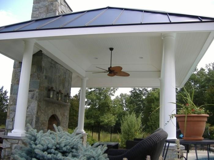 modern-PVC-pergola-küçük-havuz-sütunları-evleri-çok-güzel-görkemli-tarzı