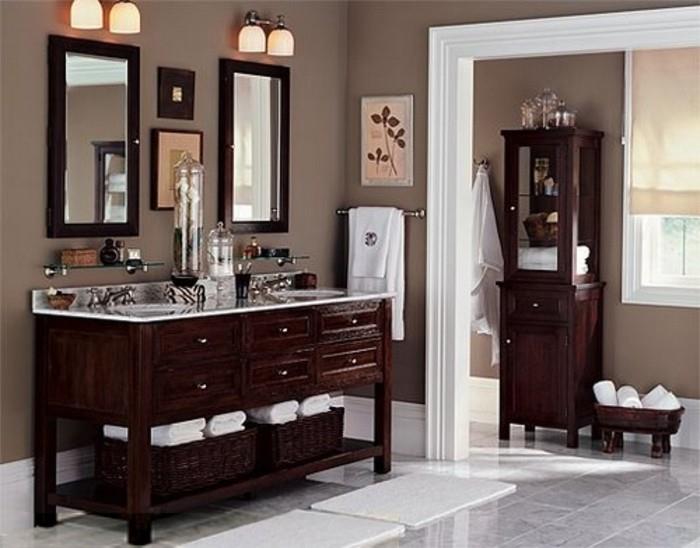 taupe-vonios kambarys-spalva-medis-baldai-elegantiškas stilius