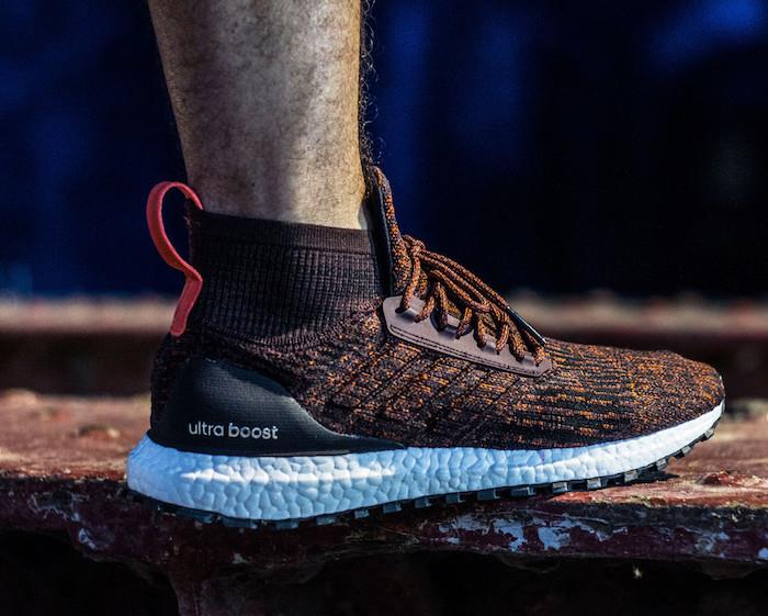 trendovska moška košarka Adidas Ultraboost X All Terrain rjavi visoki vrhovi poletje 2018