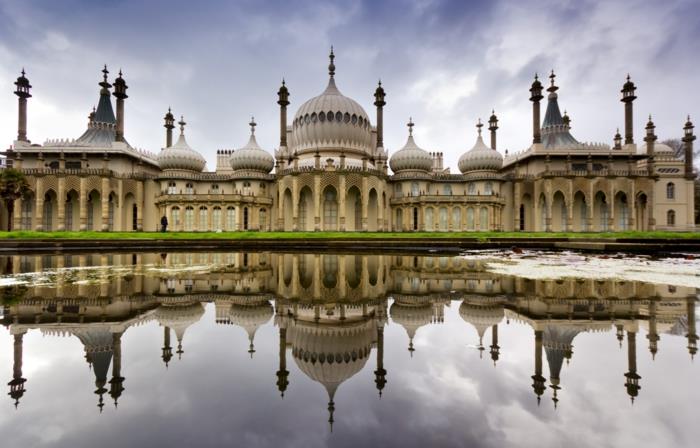 İngiltere-İngiltere-Brighton-tarihi-turist-şehir-su