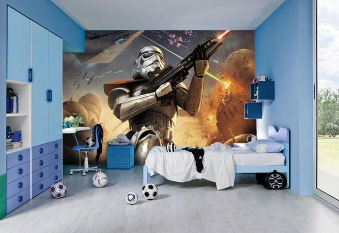 Lepa-spalnica-zvezdne vojne-cool-a-faire-design-in-blue