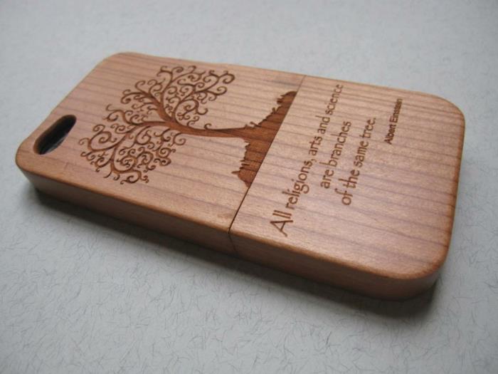 Individualizuotas medinis „iphone-5s“ dėklas