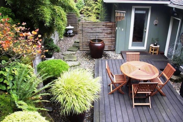 prijetna-zunanja-prostor-terasa-dekoracija-ideja-za-majhne-vrtove-oblikovalske ideje