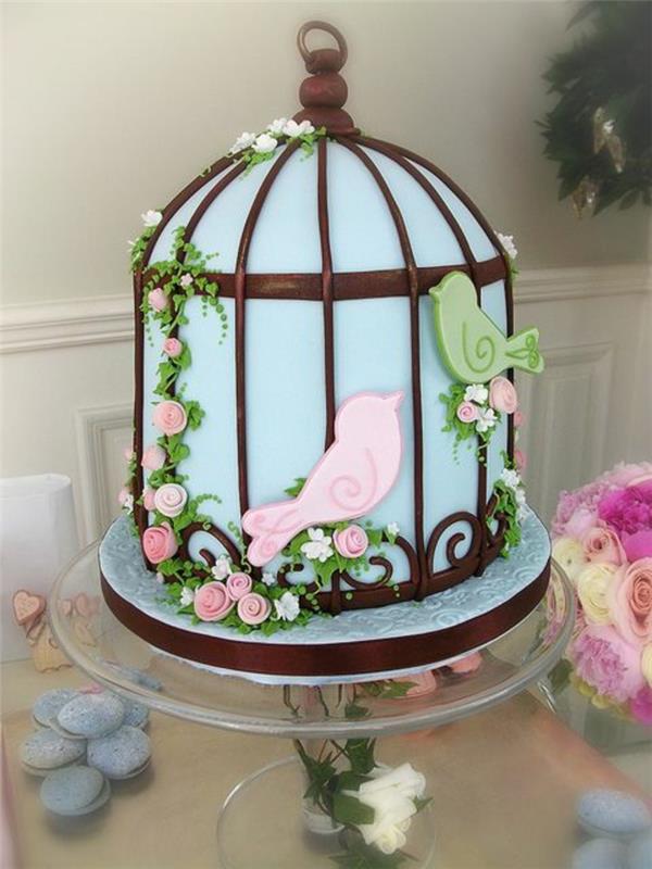 Deco-doğum günü-çocuk-disney-kek-kek-doğum günü-kız-1 yaşındaki-kafes