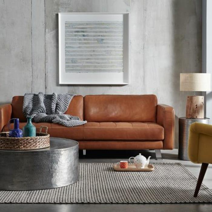 Oblikovanje-notranja-barva-moderna-čajna preproga-kavč-dnevna soba