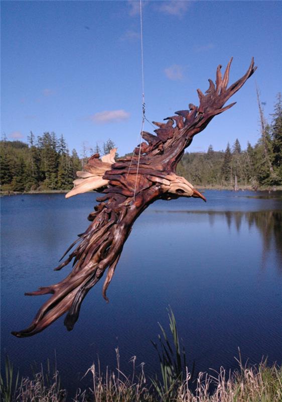 Driftwood-Sculpture-by-Jeff-Uitto-pretty-wood-sculpture-magic-birds