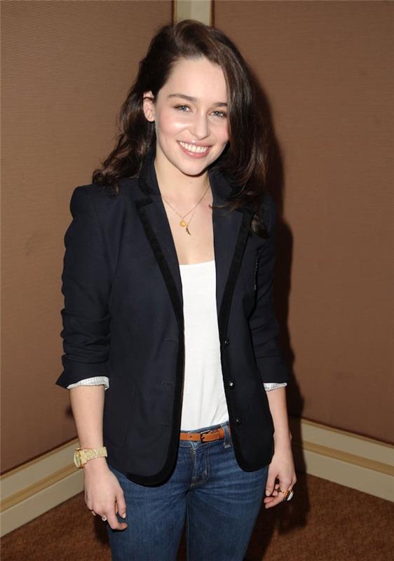 Emilia Clarke leta 2011, pri 24 letih, ko je doživela prvo anevrizmo možganske kapi po prvi sezoni igre prestolov