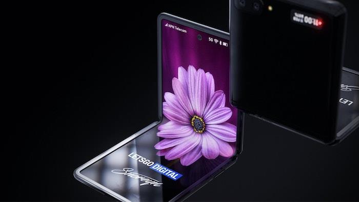 Samsung'un Galaxy Z Flip katlanabilir akıllı telefonu yeni sızdırılmış videoda ortaya çıktı