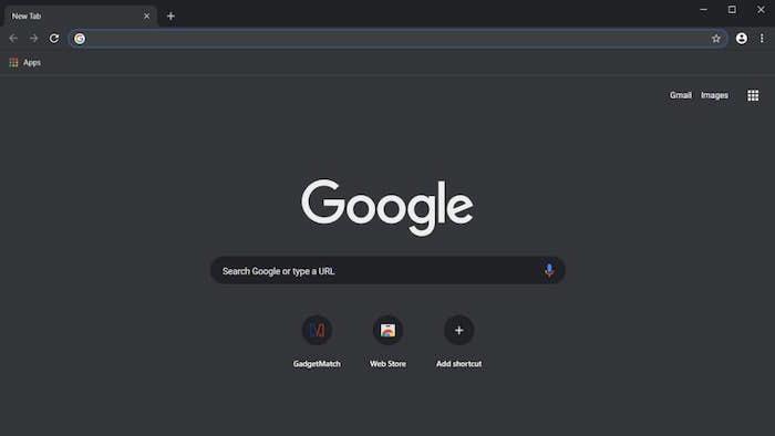 posnetek zaslona naslednji Google chrome Canary 74 in njegov temni nočni način z izboljšanim zasebnim brskanjem