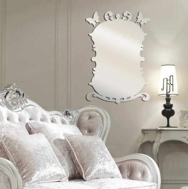 Idėjos-kūryba-veidrodis-sieniniai lipdukai-sofa-lempa