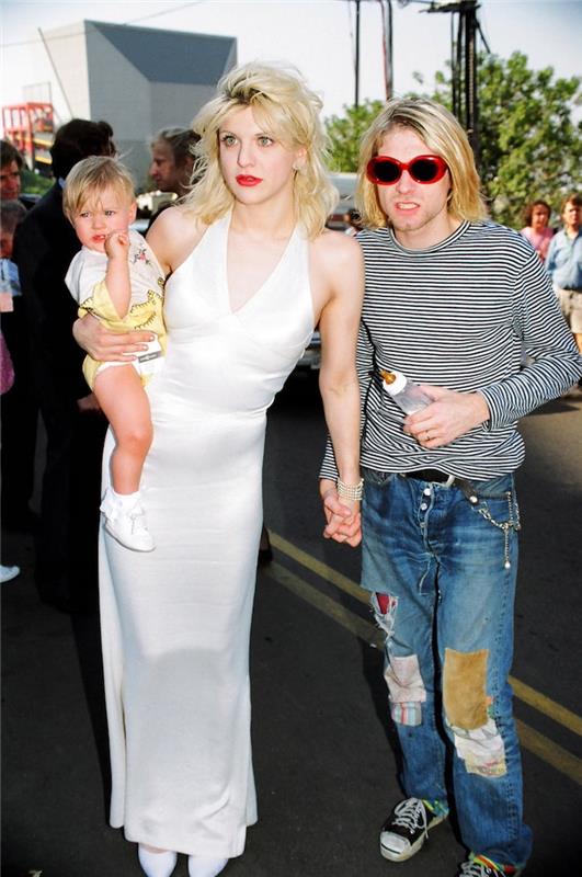 Kurt Cobain ve Cortney, Basit Taklit Kıyafetleri Seviyor, Bebek Kostümlü Çift, 90'lar Giydirme, 90'lar Kostümü