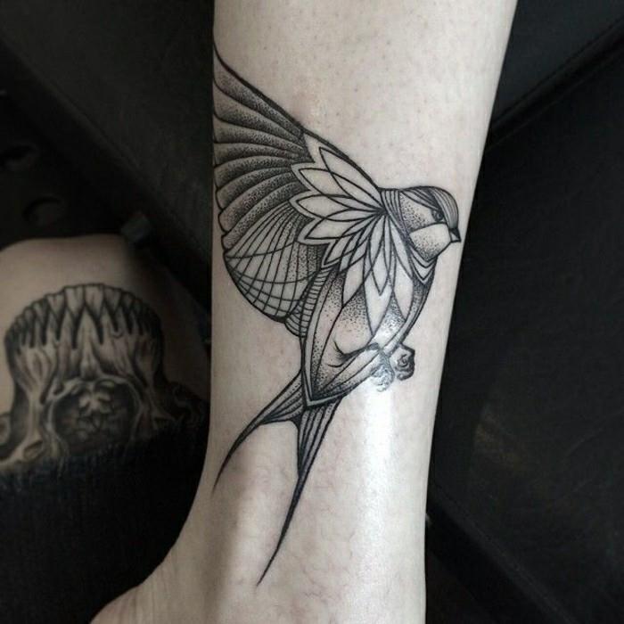 Anlam-dövme-sembol-dövme-dövme-ünlü-kuş-boyutlu