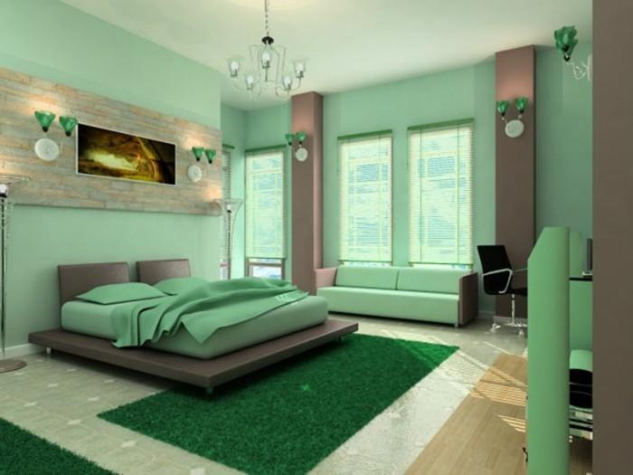 Geriausios idėjos jūsų madingam miegamojo spalvos mėtų idėjai