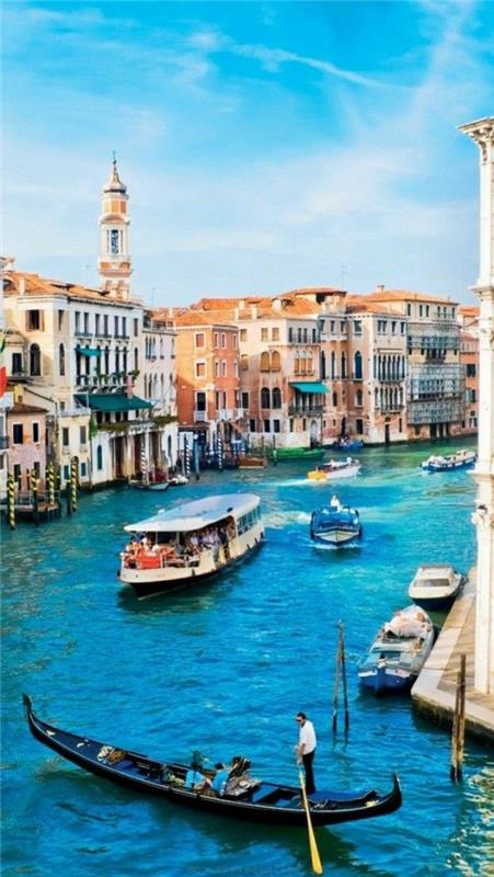 Venedik-görünümleri-oldukça güzel-anıtlar-mavi-kanal