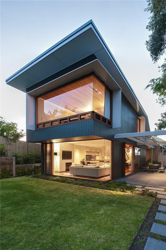 Çatıda-pencereli-ev-modern