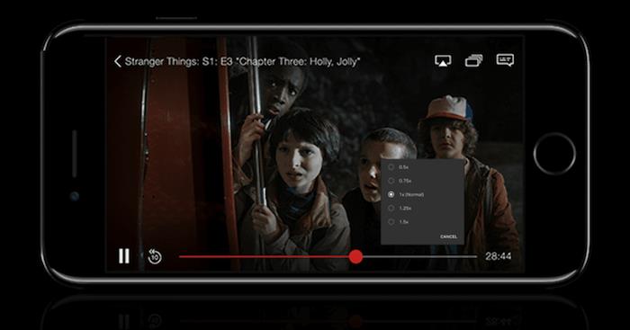 Netflix, bir programın görüntülenmesini hızlandırmak veya yavaşlatmak için belirli Android aboneleriyle yeni bir işlevi test ediyor