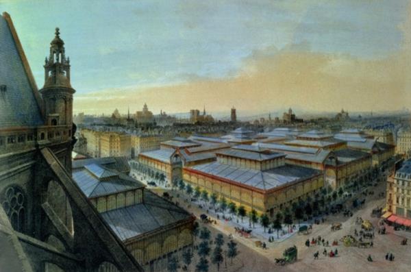 Paviljonai (des-halles-Paris-Haussmmannian-architecture