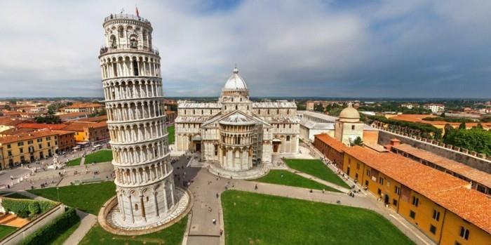 Velikost Pisa-place-des-Miracles-najlepših mest v Italiji je spremenjena