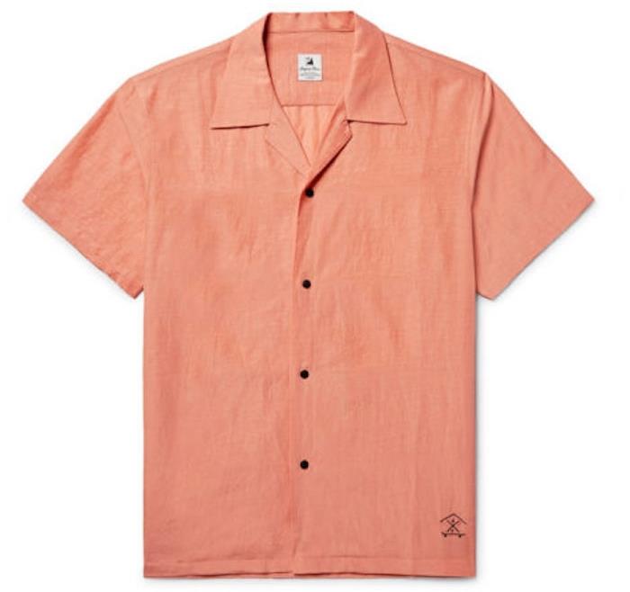 „Sasquatchfabrix“ oranžiniai vyriški marškinėliai trumpomis rankovėmis vyriški prabangūs marškiniai