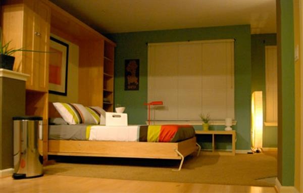 Velikost oblikovalske postelje ali stenske postelje, ki prihrani prostor, je spremenjena