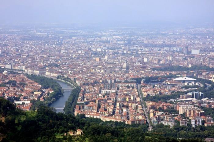 Velikost Torina, najlepših mest v Italiji za obisk, je spremenjena