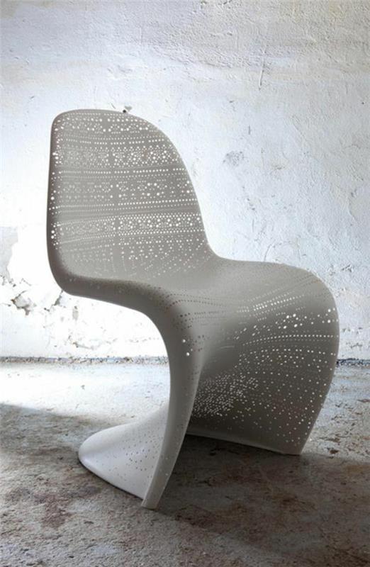 A-sallanan sandalye-beyaz