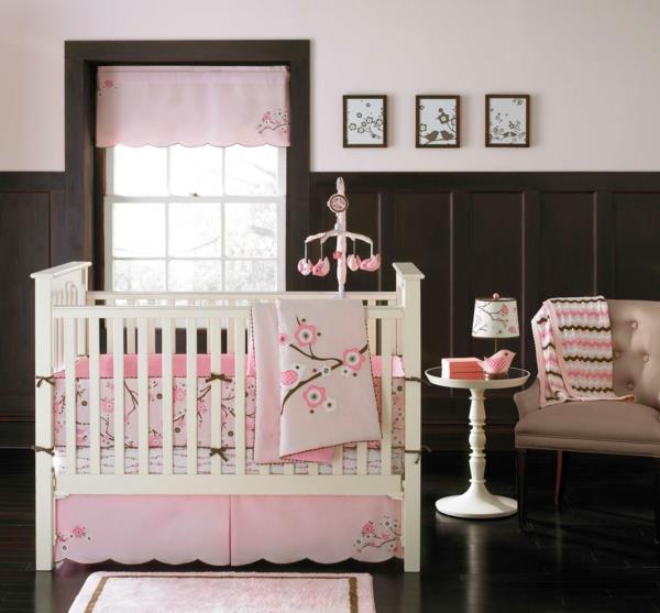 Unisex-Ideje za otroško posteljico-otroška soba-punčka-dekle-vrtec-dekoracija-v roza barvi