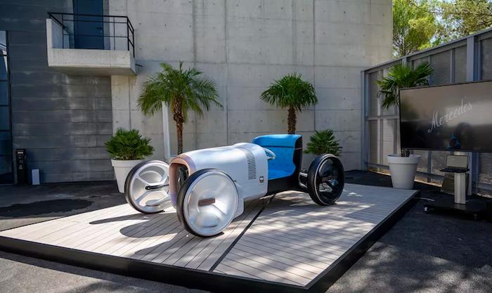 Koncept Vision Mercedes Simplex, predstavljen v Mercedesovem oblikovalskem centru v Nici