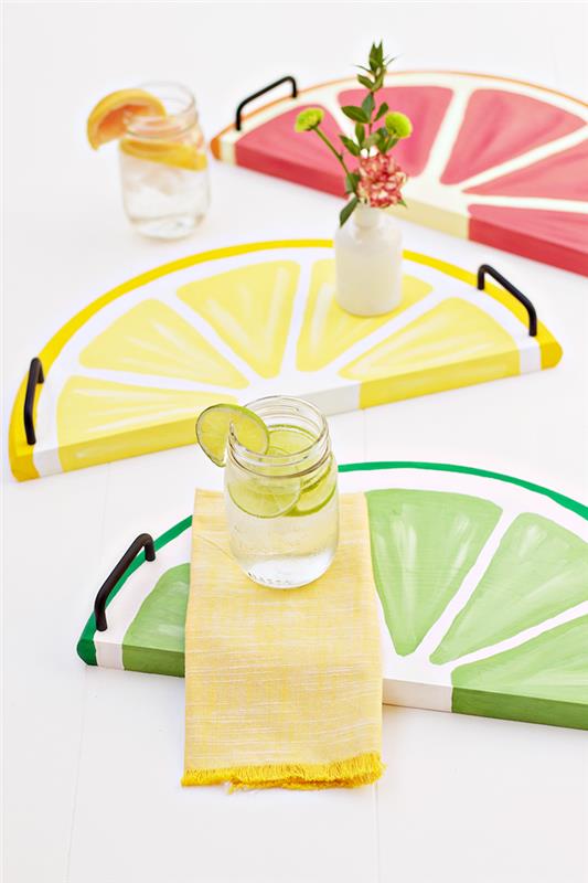 DIY tutorial zimska ročna dejavnost ideja za ročno dejavnost limona miza čudovito kosilo v postelji