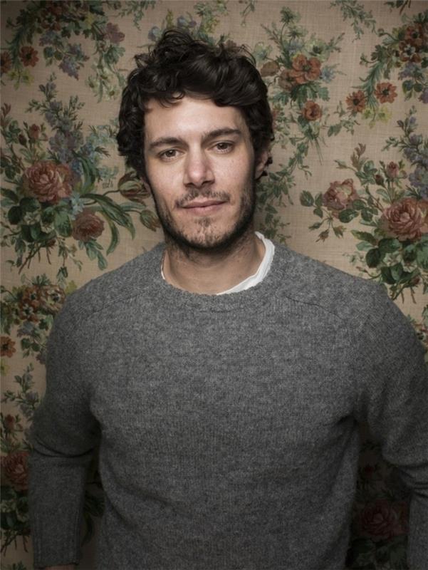 Il taglio riccio corto dell'attore Adam Brody di colore castano scuro