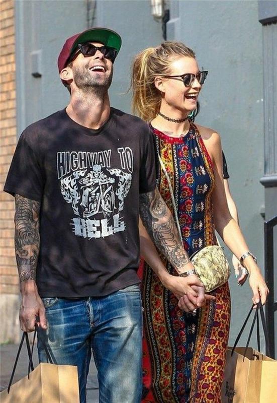 adam-levine-ve-behati-prinsloo-aşık-çiftler-hollywood-en-iyi-çiftler