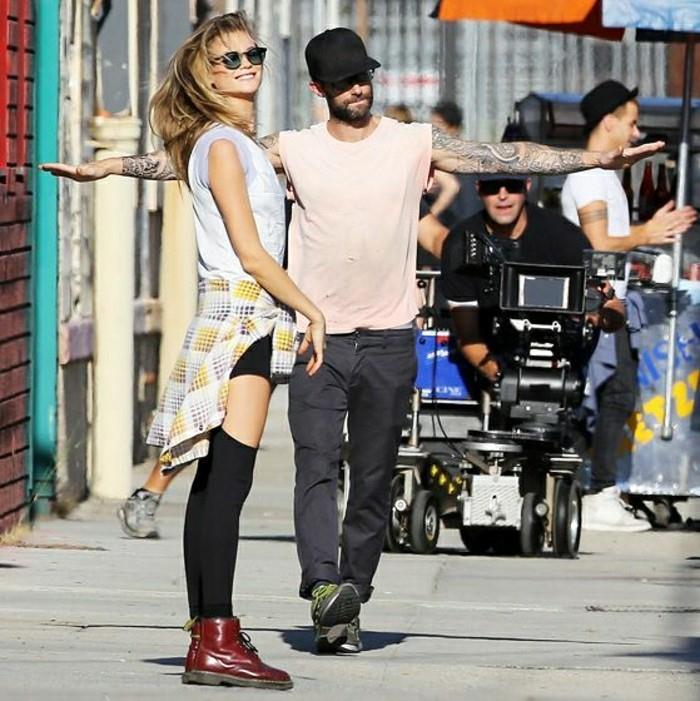 adam-levine-ve-behati-prinsloo-ünlü-çiftler-hollywood'daki-en-ünlü-çiftler