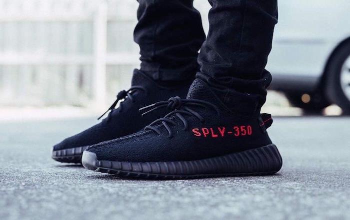 2017 kany west adidas Yeezy Boost 350 v2 rdeča črna moška košarka