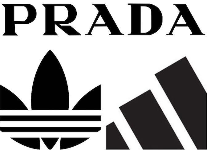 Prada Adidas kapsül koleksiyonu bu sabah Instagram'da Prada, Adidas ve Adidas Originals tarafından onaylandı