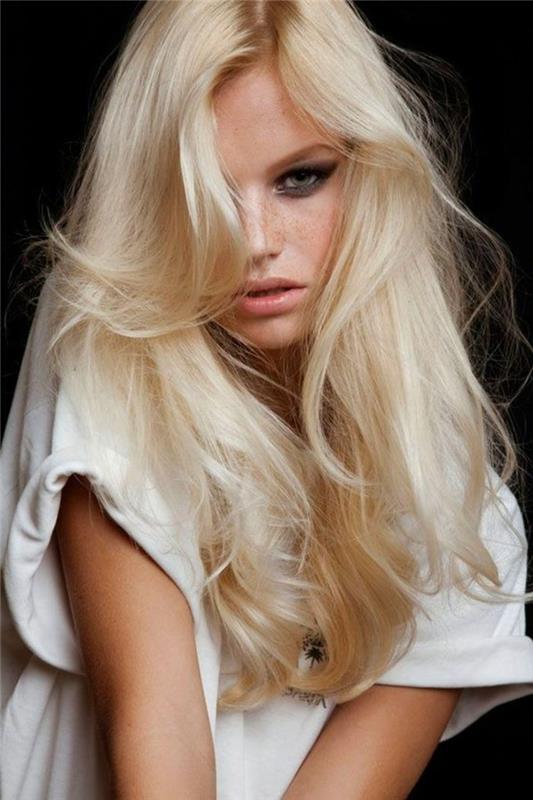čudovita platina-blondinka-razbarvanje-lepota-ženska-podoba