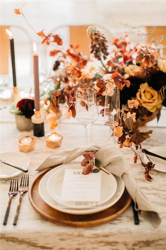 Pinterest dekoracija poročne mize dekoracija poročne mize jesenska dekoracija elegantna in romantična