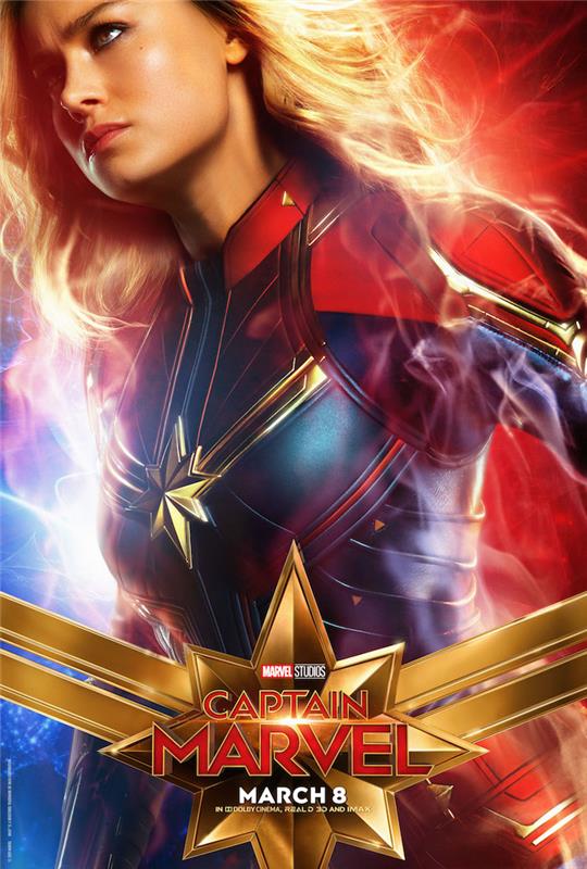 filmski plakat kapetana marvela z Brie Larson v režiji Anne Boden je najboljši zagon v zgodovini Marvel