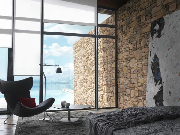 yatak odası-oldukça-modern-rüya-deniz manzarası