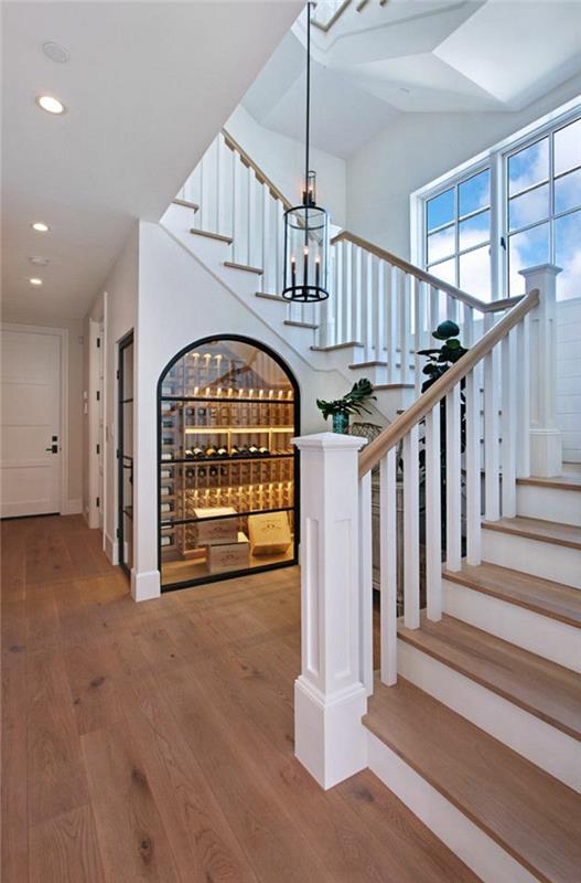 Dolap-Merdiven Altı-Fikirler-Deko-Merdiven-Görmek için-Şarap Bardağı-Soğuk-Şık-İç