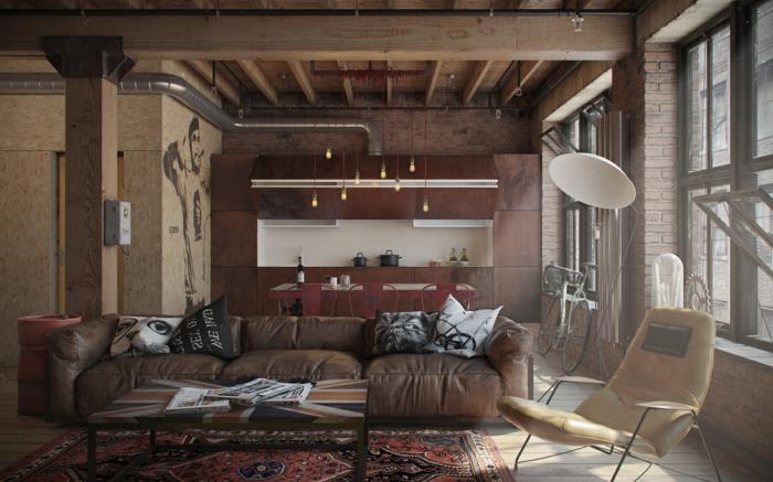mobilya-tasarım-endüstriyel-vintage-chaide-ché-duvar çıkartması