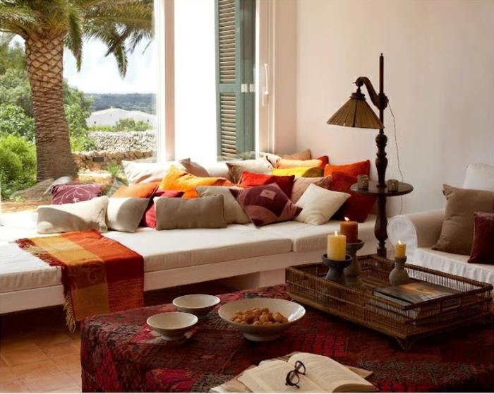 maketas-marokietiškas-gyvenamasis kambarys-dizainas-marokietiškas-dekoravimas-palmių namas-prie-jūros-dekoravimo idėja